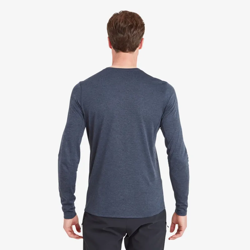 Montane Mens Dart Long Sleeve T-Shirt - Eclipse Blue-3